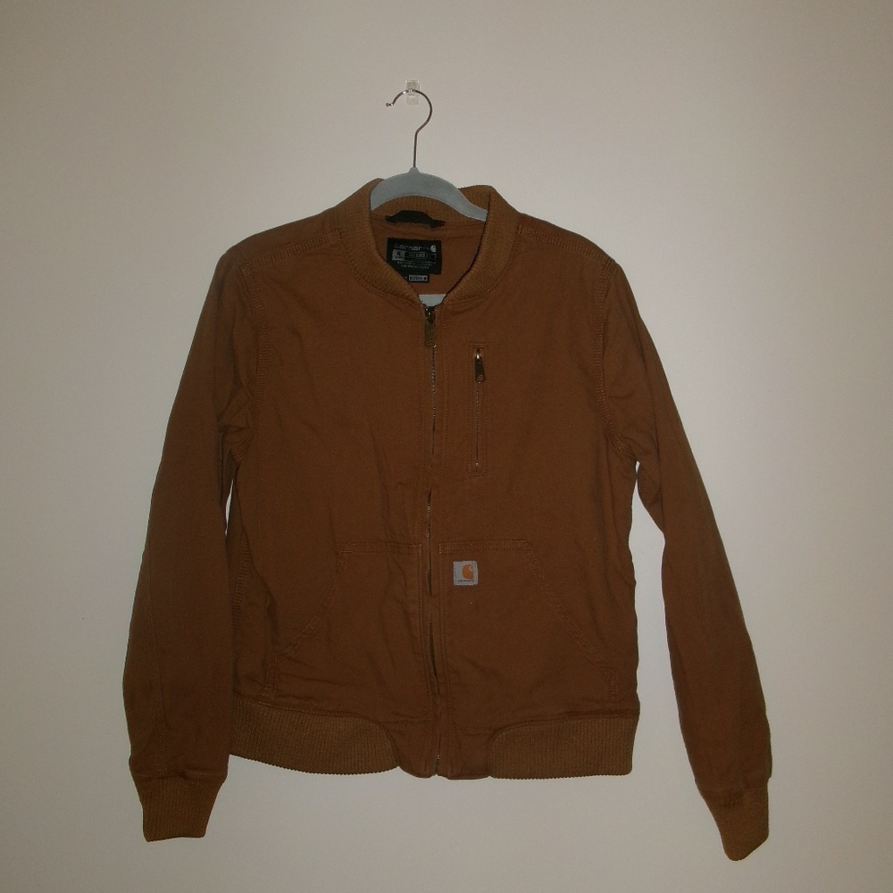 Camel Suede Heavy Duty Jacket Carhartt